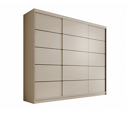 Tolóajtós szekrény Andy 250 Kašmír+Kašmír