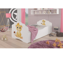 Ágy matraccal és fiókkal CASIMO LION 160x80 Fehér