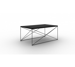 Dante Fehér+Fekete Kávézóasztal