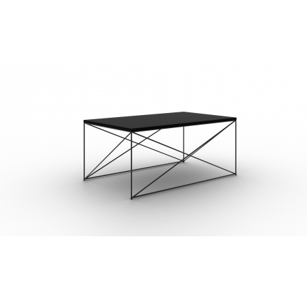 Dante Fehér+Fekete Kávézóasztal