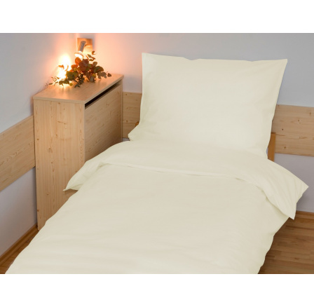 Povlečení francouzské bavlna UNI 200x200,70x90 smetanové