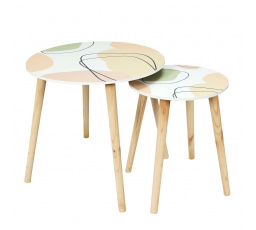 Két darabos Arty pasztell asztalkészlet