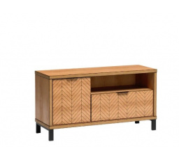 RTV komód Fonti F7 lábakkal Karamell tölgy