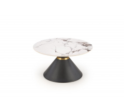 GORETTI konferencia asztal, Fehér márvány/Fekete