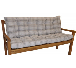 Polstr na zahradní lavičku 120 cm - látka Antik kostka