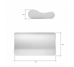 Poduszka Termoelastyczna Visco Microfibre 47x12