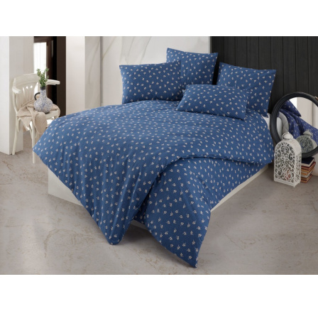 Bavlněný povlak na polštář Gina modrá 30x40