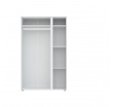 BASIC PLUS 3D ruhásszekrény, Fehér