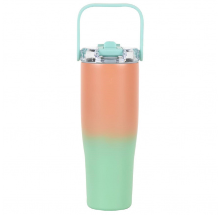 New York termoszbögre 900ml narancs-zöld