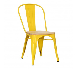 Paris Wood szék sárga természetes fenyő