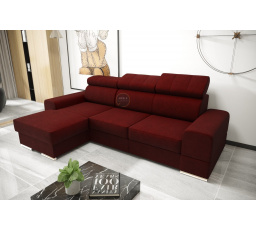 NAROŻNIK ROYAL MINI 260×160 - lewa , Odcienie bordowego