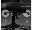 Irodai ergonomikus gamer szék Light, fekete