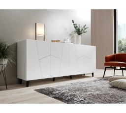 ETNA komód fehér matt/fehér matt