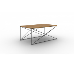 Dante fehér+Lancelot tölgy kávézóasztal