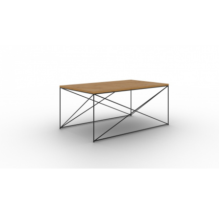 Dante fehér+Lancelot tölgy kávézóasztal