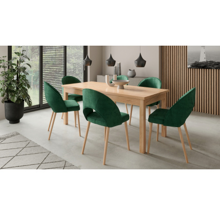 RODOS 82 Craft Gold asztal és szék készlet