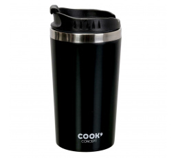 Fekete turista bögre 350 ml