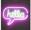 HELLO Neon LED lámpa