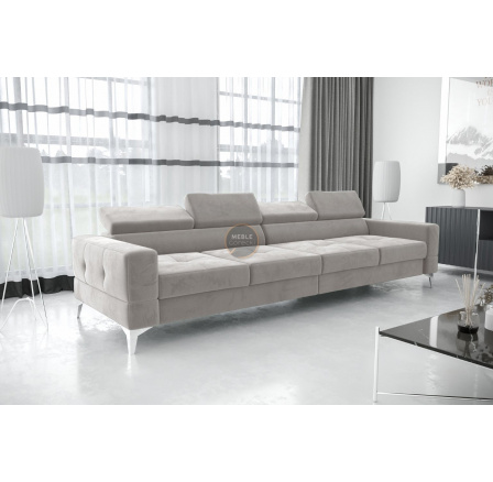 SOFA CZTEROOSOBOWA TOSCANIA IV 315 CM - Odcienie szarości