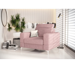 FOTEL TAPICEROWANY MALIBU 104 CM - Odcienie Różu