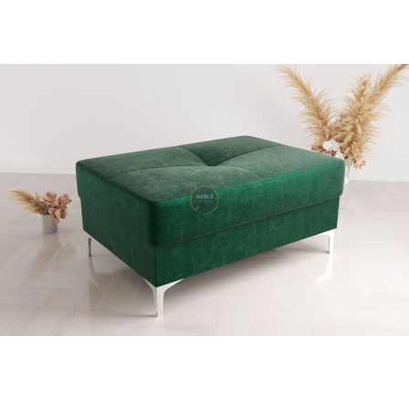 PUFA Z POJEMNIKIEM 100x55 CM - Odcienie zieleni