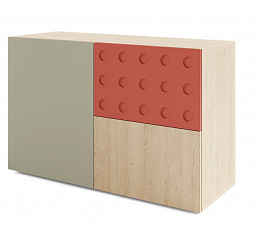 SALSA SL9 komód, Piskóta Tölgy/Eukaliptusz/Salsa