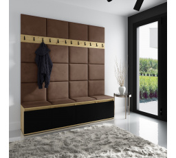 EMI 4 előszobafal, Trinity 07/Artisan+fekete