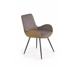 Étkezőszék K392, szürke/barna