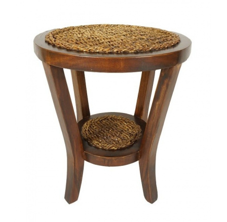 Ratanový stolek - banánový list FL