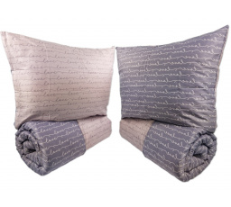 Francouzské povlečení Satén 220x200, 70x90cm Love