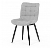 Jídelní židle, šedá, látka, HC-462 SIL2