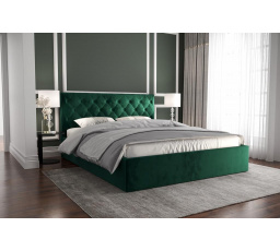 ŁÓŻKO PIER - 200x200 , Drewniany