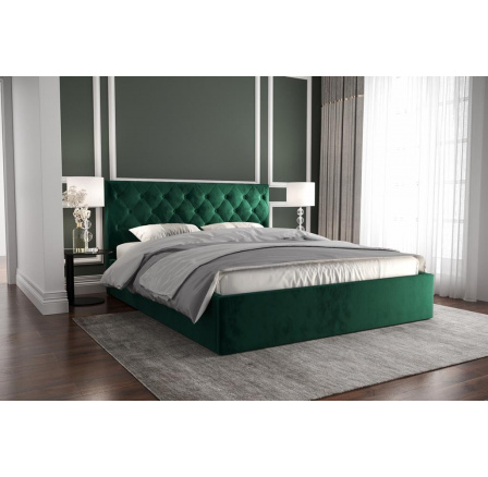 ŁÓŻKO PIER - 200x200 , Drewniany