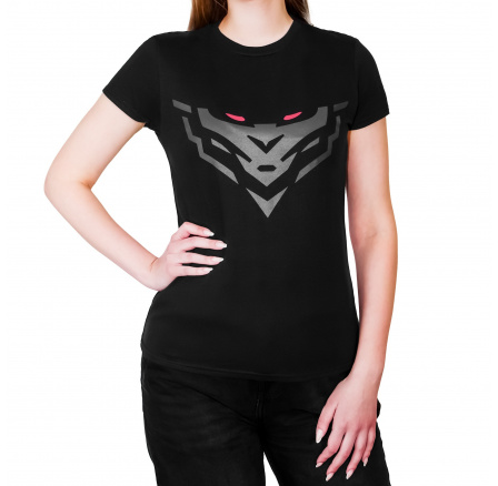 Női gamer póló Chairs, fekete, L méret Női gamer póló Chairs, fekete, L méret