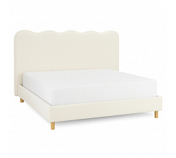 Łóżko 160x200 IZMIR Kremowe Boucle