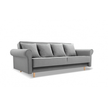 KRYSTYNA kinyitható kanapé Világosszürke, Norn 07