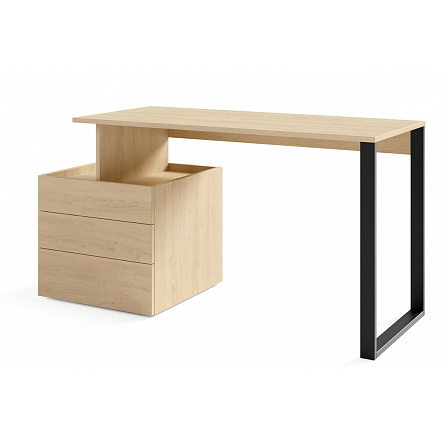 SALSA SL12 íróasztal - univerzális, Keksz Tölgy/Eukaliptusz/Salsa