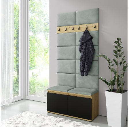 EMI 1 előszobafal, Trinity 21/Artisan + fekete