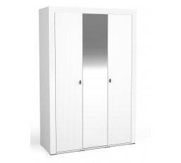 MOSSA MO2 ruhásszekrény, Whisky Tölgy/Fehér Matt