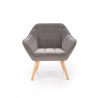 ROMEO fotel, szürke/természetes