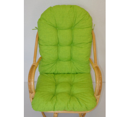 Polstr na křeslo Havai látka světle zelený melír