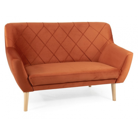 SOFA KIER 2 VELVET CYNAMON BLUVEL 4215 / BUK