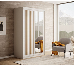 Tolóajtós szekrény Delia 120 Fehér+Artisan