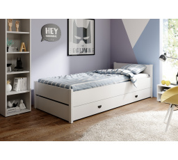 Gyerekágy matraccal és fiókkal MARCELLO Fehér