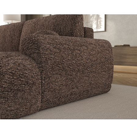 Vianetto corner sofa with sleeping function and storage compartment, brown chenille, universal Kendell 21 275x130 Symmetrical 1 Vianetto corner sofa with sleeping function and storage compartment, brown chenille, universal Kendell 21 275x130 Symmetrical 1