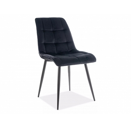 Étkezőszék CHIC VELVET, fekete Bluvel 19/fekete