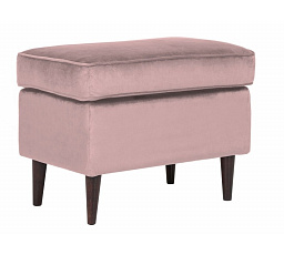 RON Velvet puff, óaranysárga Bluvel 52/wenge