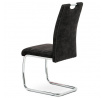 Jídelní židle, černá, látka, HC-483 BK3