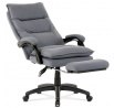Kancelářské křeslo, výškově nastavitelná, šedá látka, KA-Y350 GREY