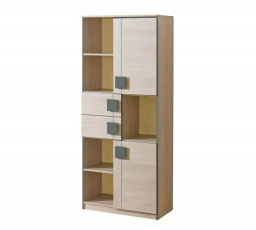 "GUMI" G2 rendszer (2D 2S polc) - Szín: hamuszürke